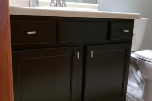 Jennifer in Ankeny Dark Colored Cabinets