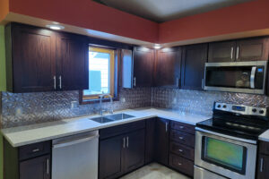 Tim in Ankeny Dark Colored Cabinets