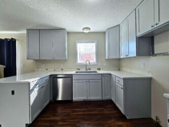 Leroy E. in Grimes Kitchen Custom Cabinets Extended to the Ceiling