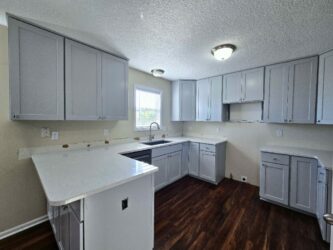 Leroy E. in Grimes Kitchen Custom Cabinets Extended to the Ceiling